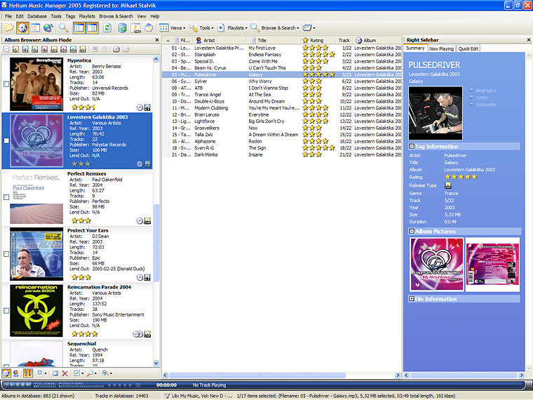 Helium Music Manager Screenshot